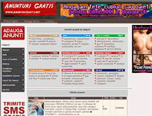 Tablet Screenshot of anunturigratis.net
